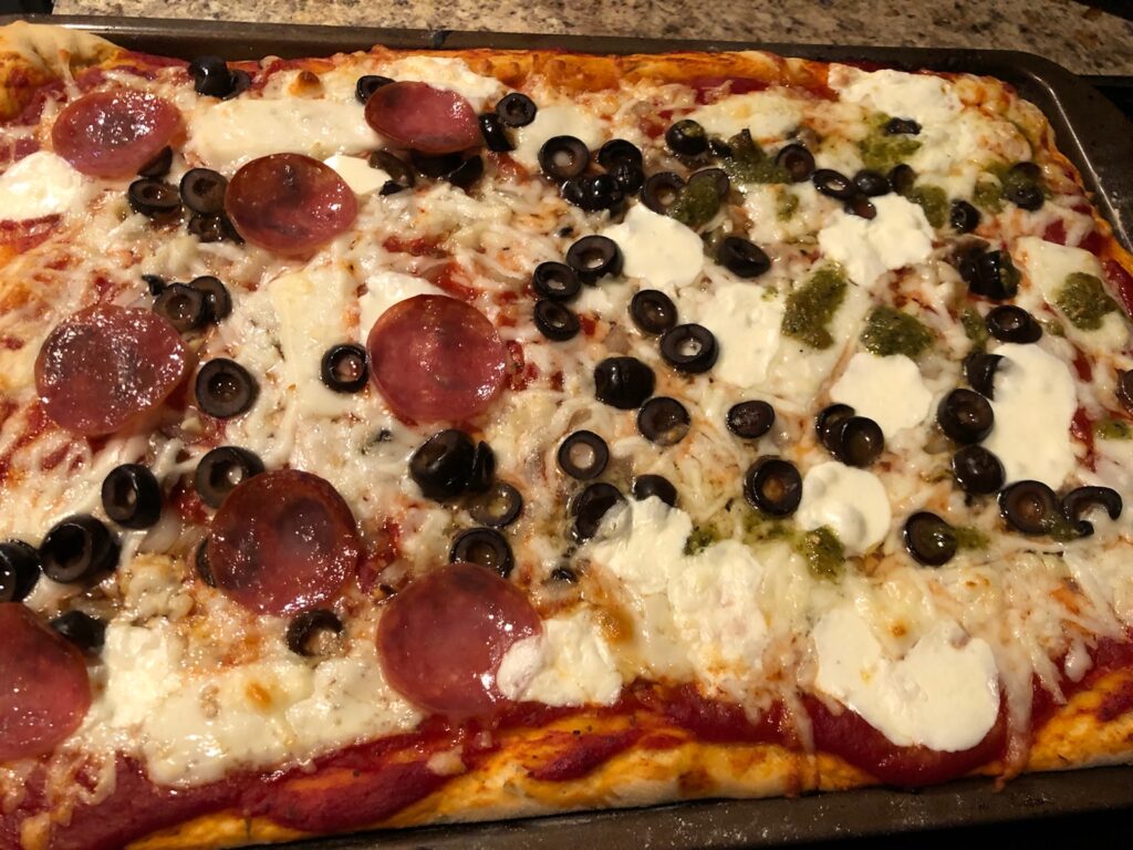 Homemade pizza